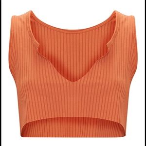 PrettyLittleThing Orange Cropped Top